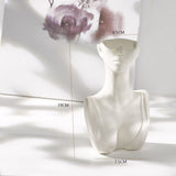 Nordic Human Body Ceramic Dried Flower Vase Decorative Ornaments