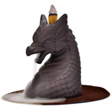 BackFlow Incense Burner | Ceramic Incense Burners Ceramic Figurines | Dragon | LAMDAWN