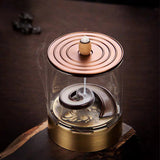 Backflow Incense Burner Cone Incense Holder and Copper Holder - Made Up of the Copper Fitting, Purely Manmade, Perfect Workmanship - LAMDAWN