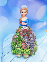Creative Succulent Princess Flower Skirt Flower Holder  Gardening Ornaments Home Decor Gifts - Plant Not Incloud - LAMDAWN