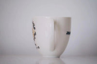 RB&RAMICS White ceramic mug with lovely simple pattern - LAMDAWN