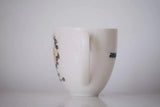 RB&RAMICS White ceramic mug with lovely simple pattern - LAMDAWN