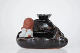 RB&RAMICS cute baby censer Waterfall incense holder reflux porcelain censer | RB&RAMICS